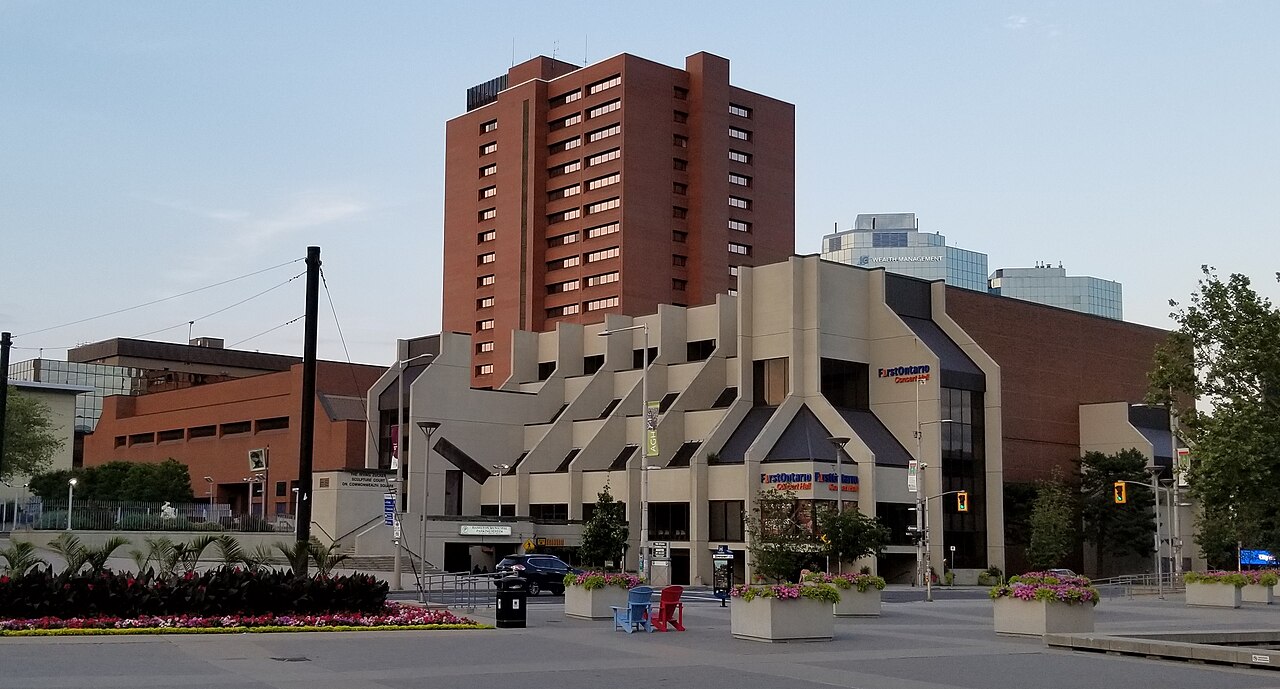 Exterior of Hamilton Convention Centre